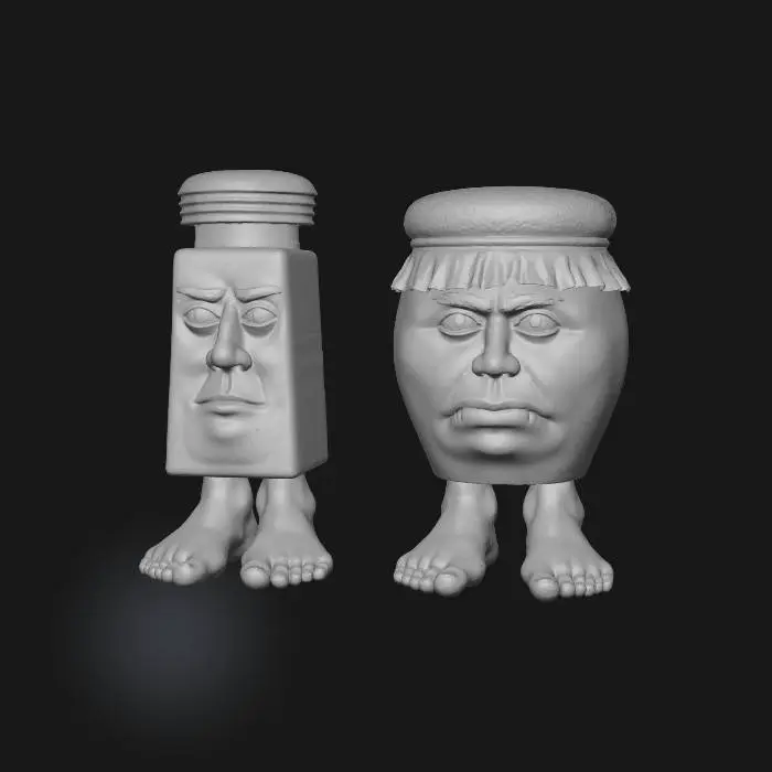 3D model for Salt and Pepper Dancers