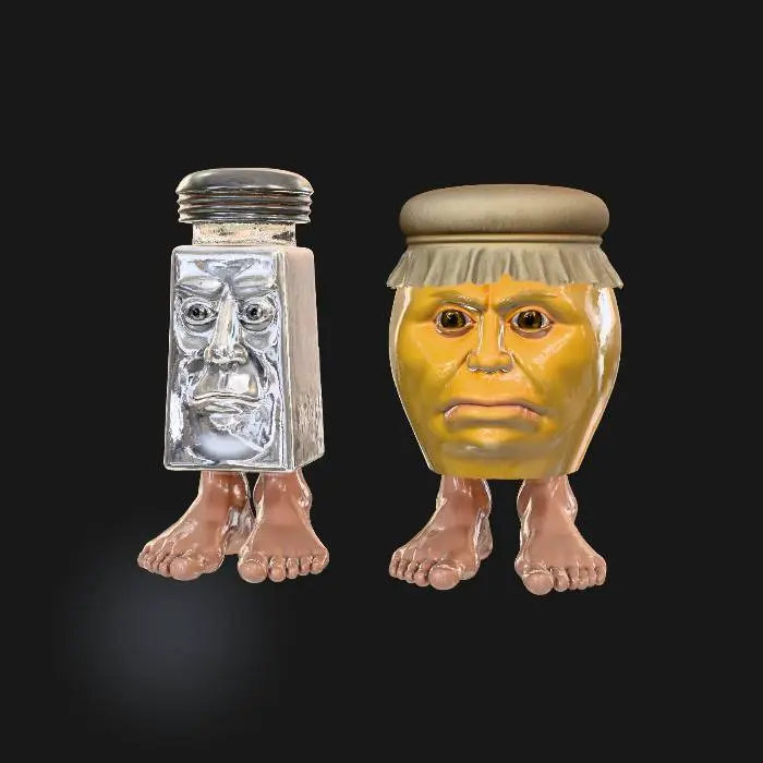 3D model for Salt and Pepper Dancers