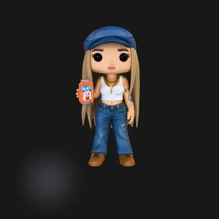 3D model for Fanta Funko Style