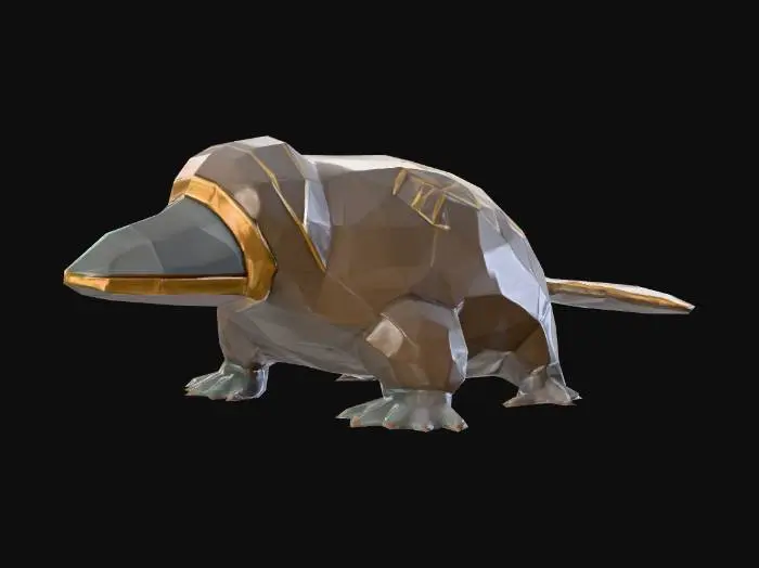 3D model for Steampunk Platypus