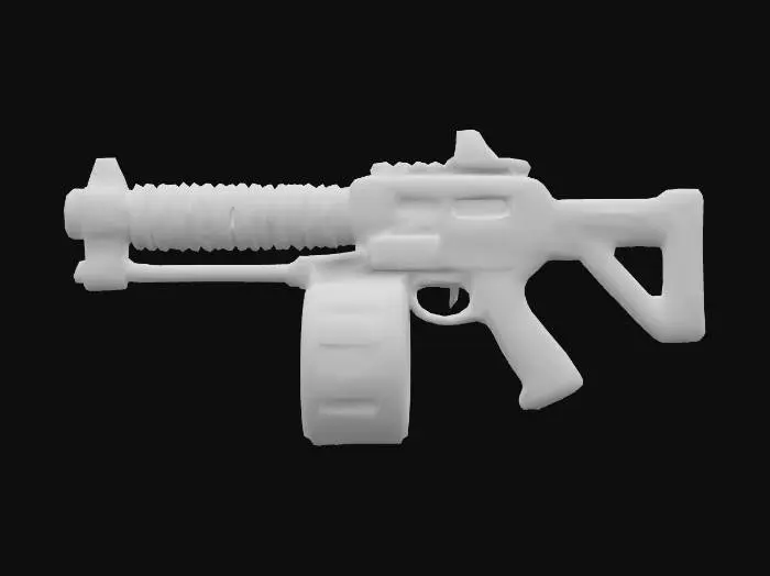 3D model for Futuristic Coil Gun