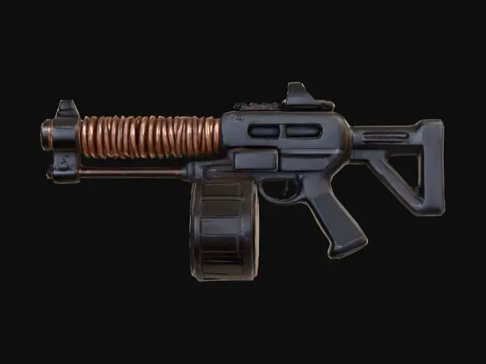 3D model for Futuristic Coil Gun