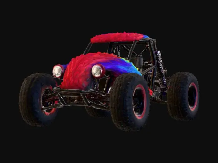 3D model for Chromatic Racer, #PBR#