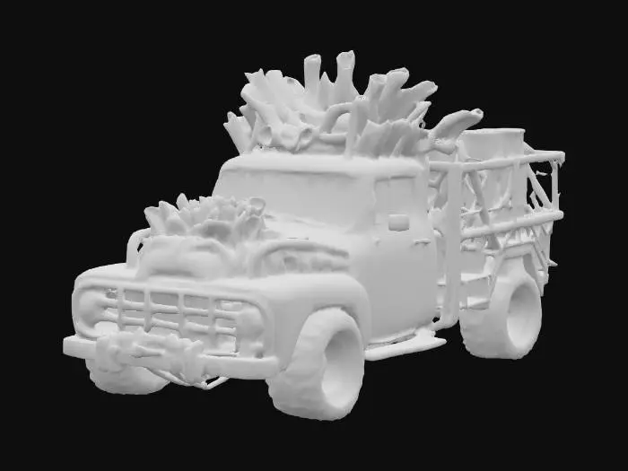 3D model for Oil Rat Truck, #PBR#