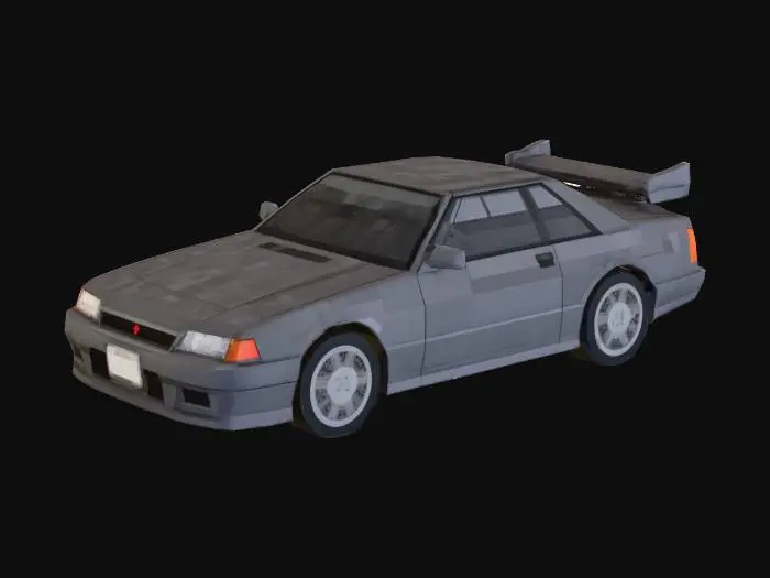 3D model for Pixelated Skyline Sedan