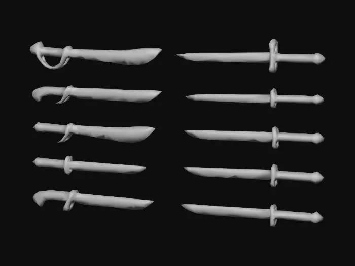 3D model for Fantasy Weapon Collection