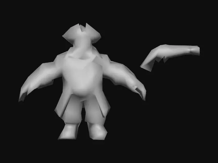 3D model for Pistolero (archer)