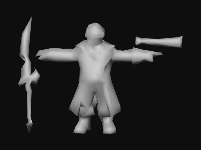 3D model for Sky Pirate (Flying Unit)