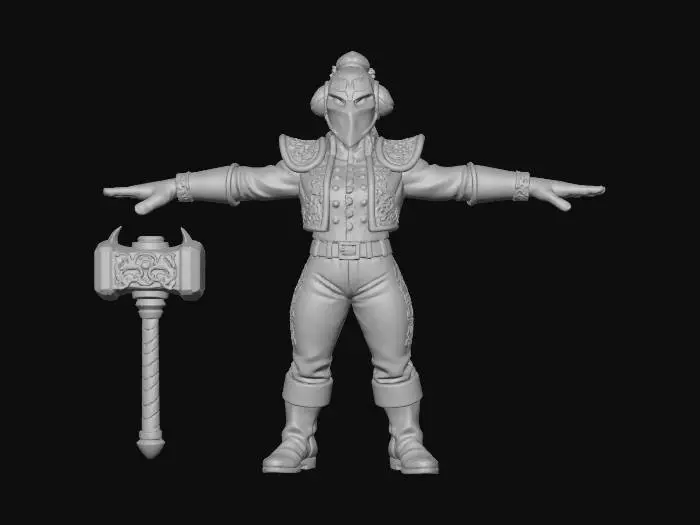 3D model for Matador Warrior,(Hero) La Martillera — The Spanish Executioner**

A feared Spanish enforcer whose reputation echoes through the criminal underworld.