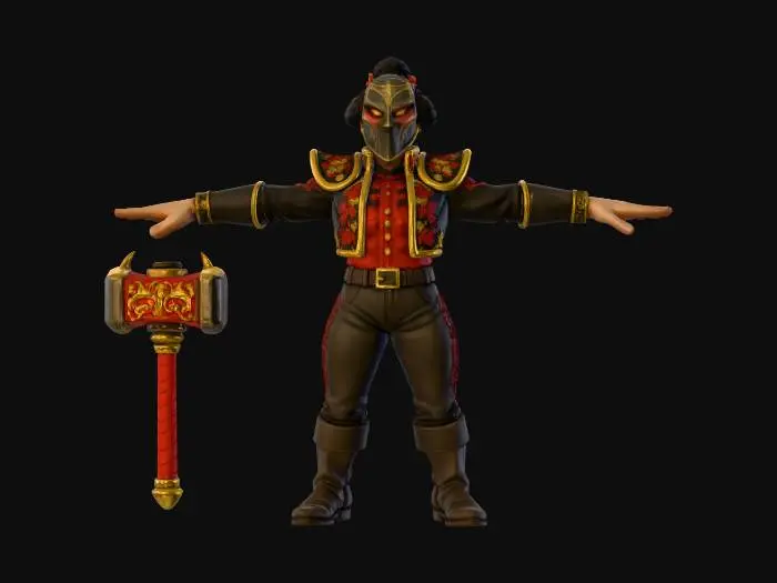 3D model for Matador Warrior,(Hero) La Martillera — The Spanish Executioner**

A feared Spanish enforcer whose reputation echoes through the criminal underworld.