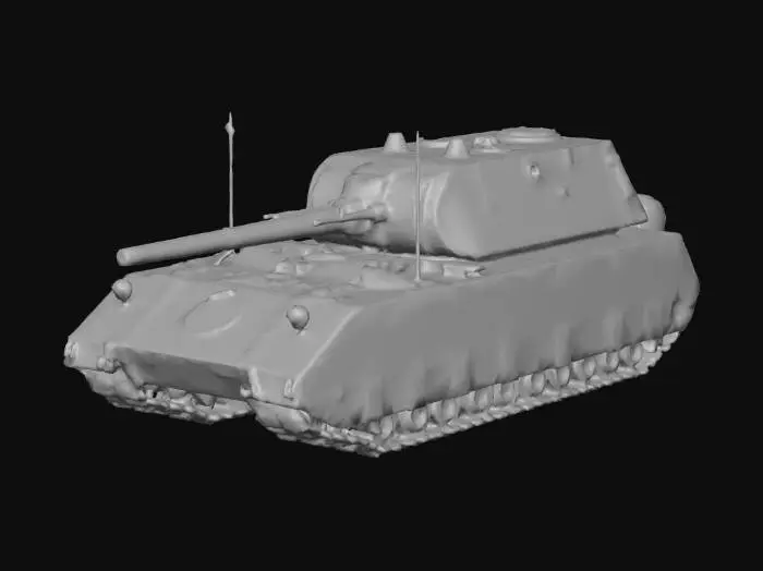 3D model for Maus,tank — 10.20 m