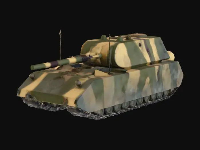 3D model for Maus,tank — 10.20 m