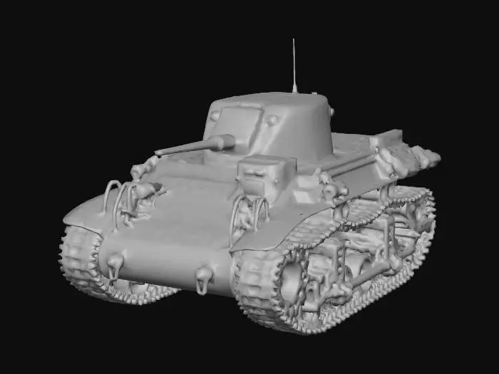 3D model for M22 Locust tank