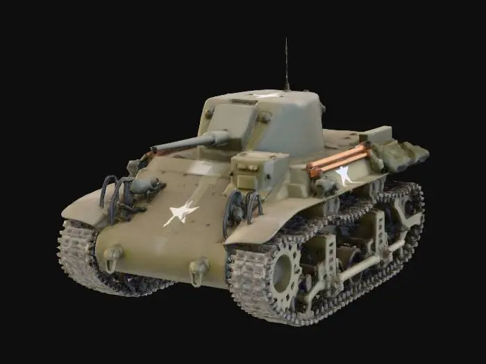 3D model for M22 Locust tank