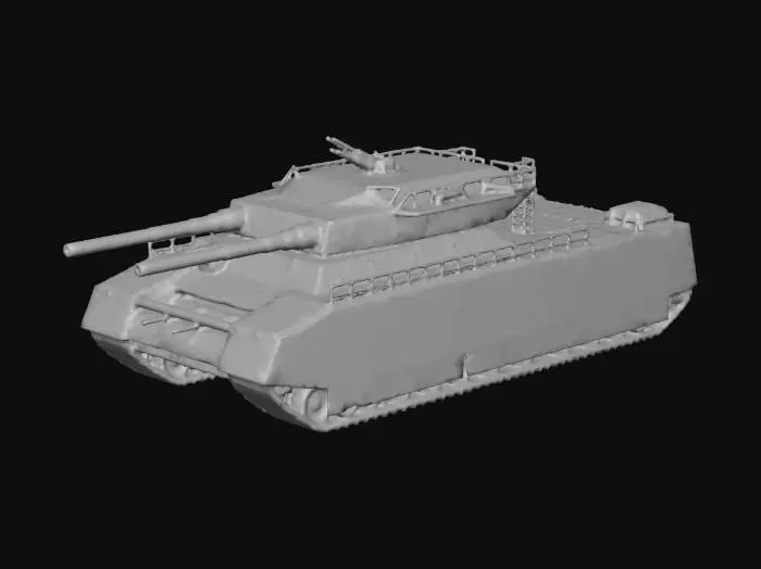 3D model for Landkreuzer P.1000 Ratte