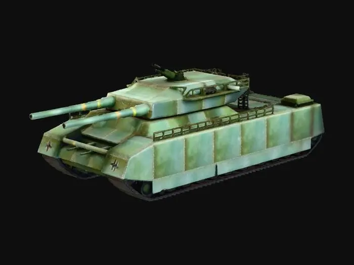 3D model for Landkreuzer P.1000 Ratte