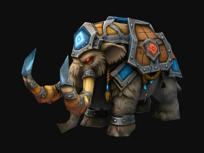 3D model for 6.Runed War Mammoth (Siege Unit)