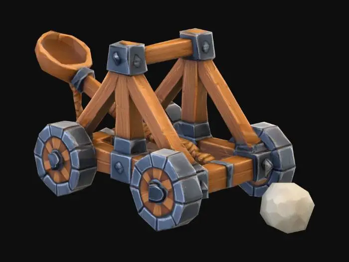 3D model for 6.Catapult (Siege Unit) Crownguard (Medieval Humans)