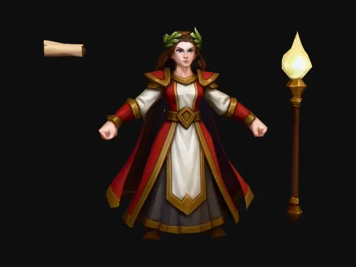 3D model for 9.Artemisia (Intelligence Hero) Spartans (Elite Ancient Warriors)