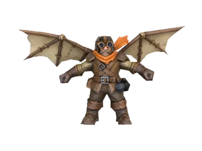 5.Sky Pirate (Flying Unit) Crownguard (Medieval Humans) का AI द्वारा बनाया गया 3D मॉडल