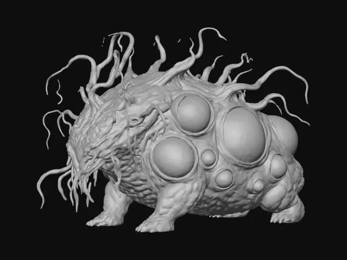 3D model for 4. Larval Broodmender (Support Unit)Aliens (Extraterrestrial and Weird)