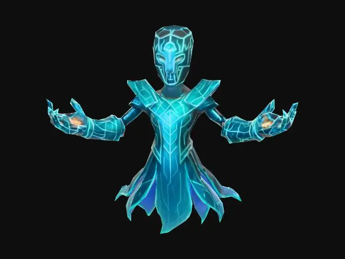 3D model for 9.Cyber Sorcerer (Intelligence Hero Unit) Robots (Tech)