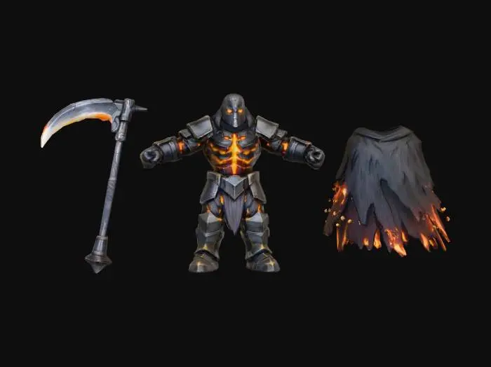 3D model for 2. Soul Harvester (Ranged / Skirmisher)(Demons)