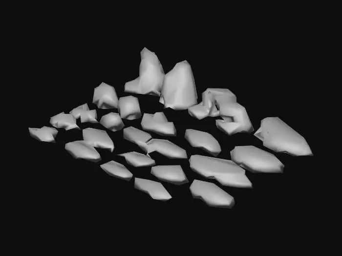 3D model for Rock Formation Collection