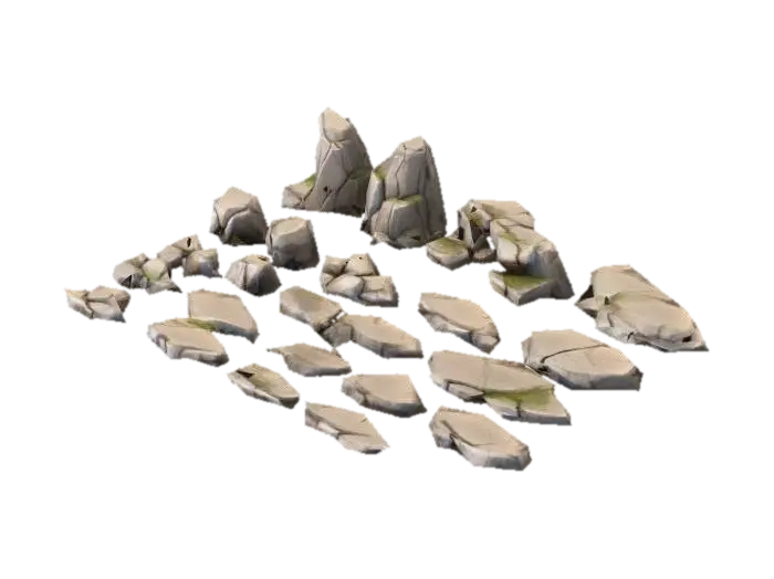 Rock Formation Collection - Rocks yapay zekâ ile oluşturulmuş 3D model