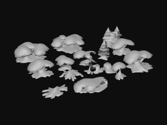 3D model for Enchanted Forest Elements