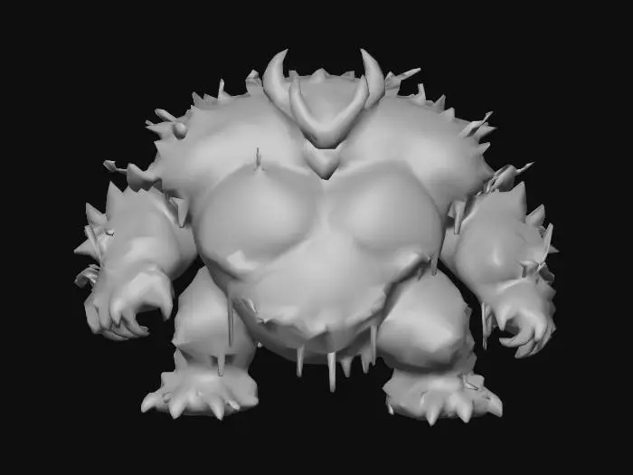 3D model for Neraxis, the Burned Future(Demons)