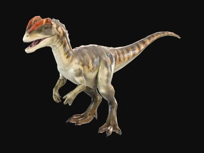 3D model for Dilophosaurus