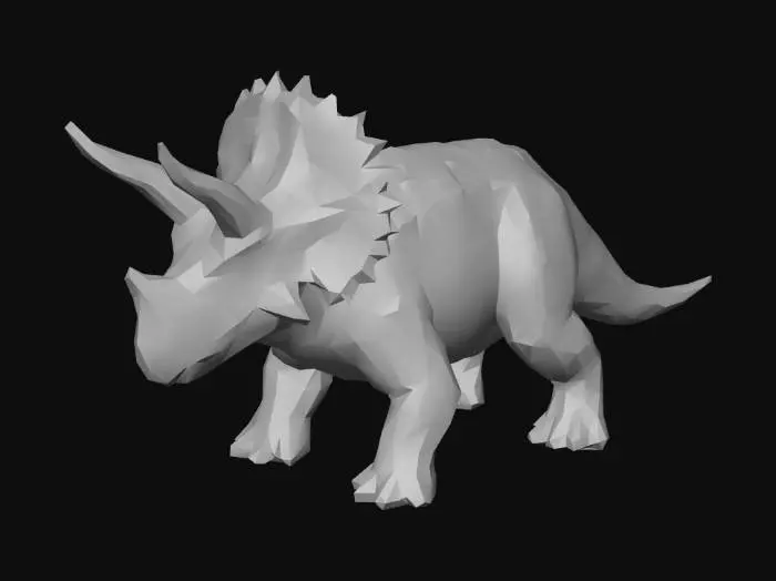 3D model for Triceratops