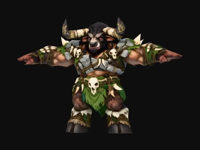 3D model for 2️⃣ 🐂 Horned Charger (Minotaur Frontliner)beasts