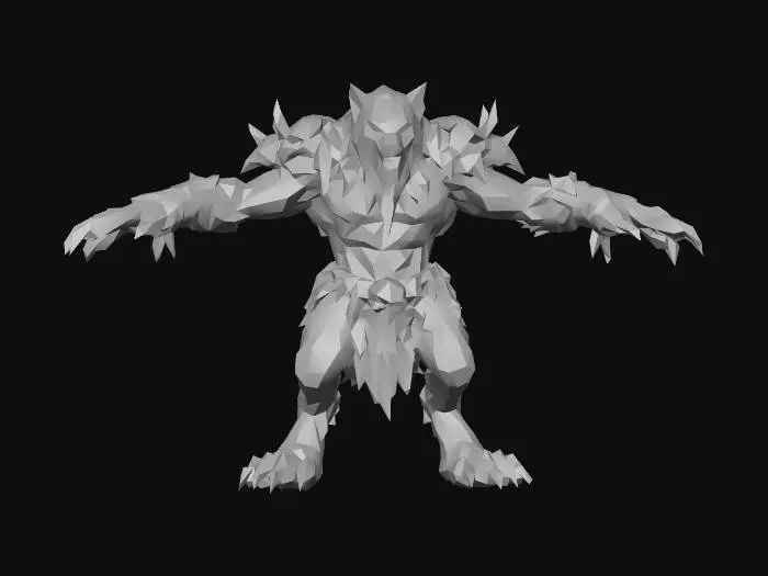 3D model for 1️⃣ 🐺 Fangpack Raider (Werewolf Infantry)beasts