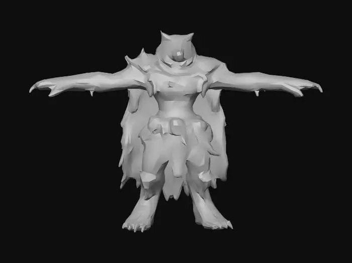 3D model for 🌕 Lyra Moonclaw (Hero – Hunt Mistress)beasts