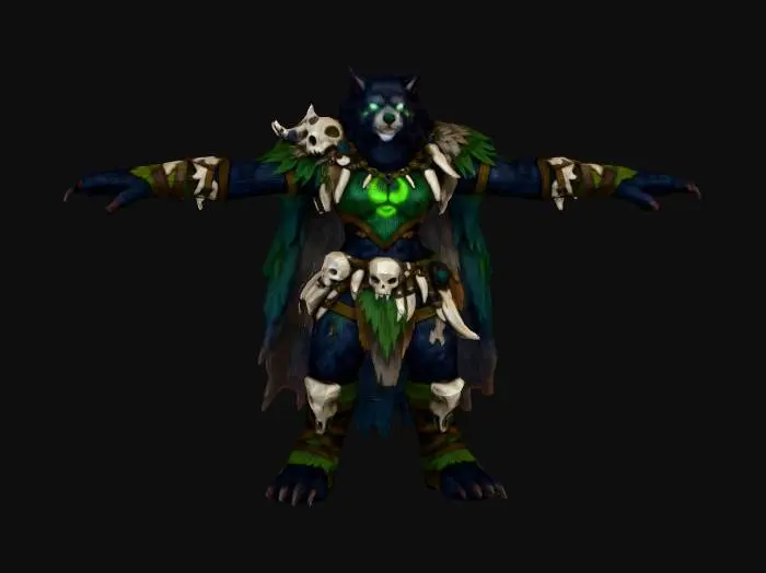 3D model for 🌕 Lyra Moonclaw (Hero – Hunt Mistress)beasts