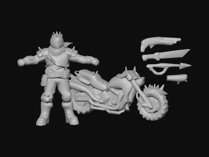3D model for 🏍 Raze (Hero – Bike Duelist)raiders