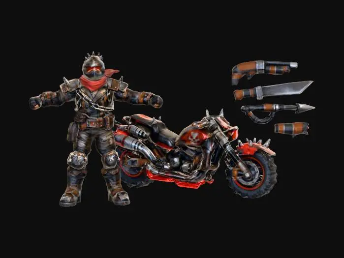 3D model for 🏍 Raze (Hero – Bike Duelist)raiders