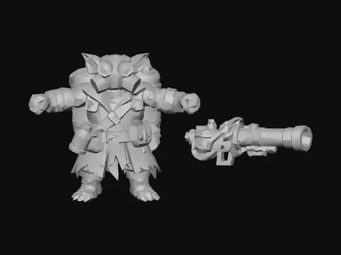 3D model for 3️⃣ 🧪 Fume Flinger (Alchemical Artillery)tinkerfolk