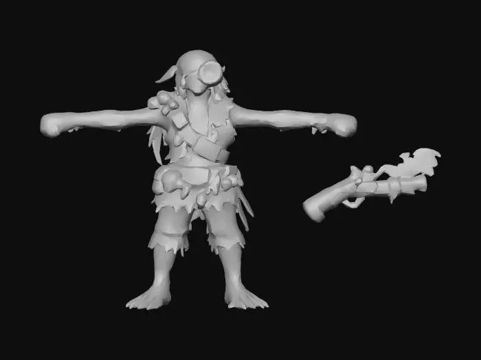 3D model for 2. Bio-Aim Mutant (Ranged)