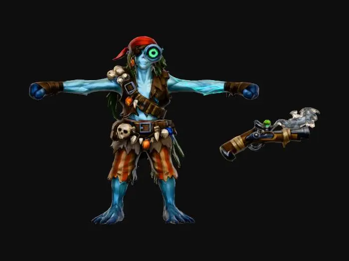 3D model for 2. Bio-Aim Mutant (Ranged)