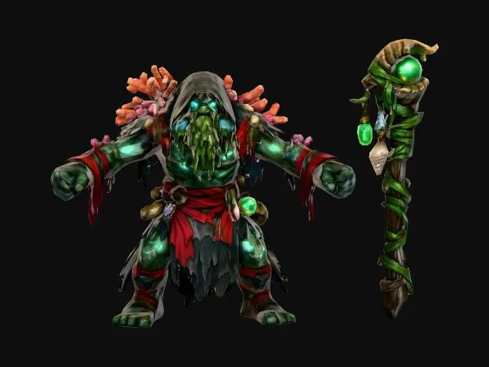 3D model for 3. Abyssal Biomancer (Mage)