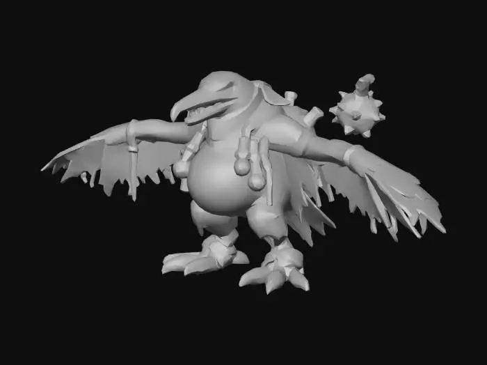 3D model for 5. Powder Gull (Flying Unit)