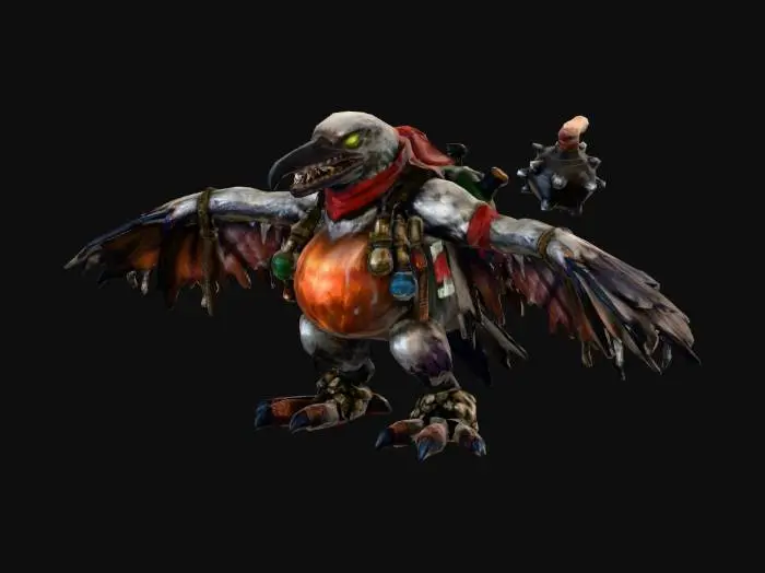 3D model for 5. Powder Gull (Flying Unit)