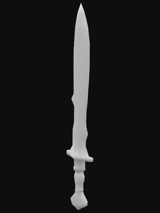 3D model for Tide-Caller Cutlass	Hilt is a nautilus shell; blade seems carved from frozen sea foam, flecked with salt crystals.,extremely detailed, high sharp resolution texture, hyperrealistic, 