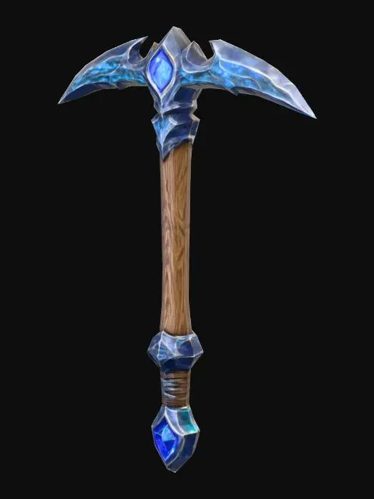3D model for Frostbite Pickaxe