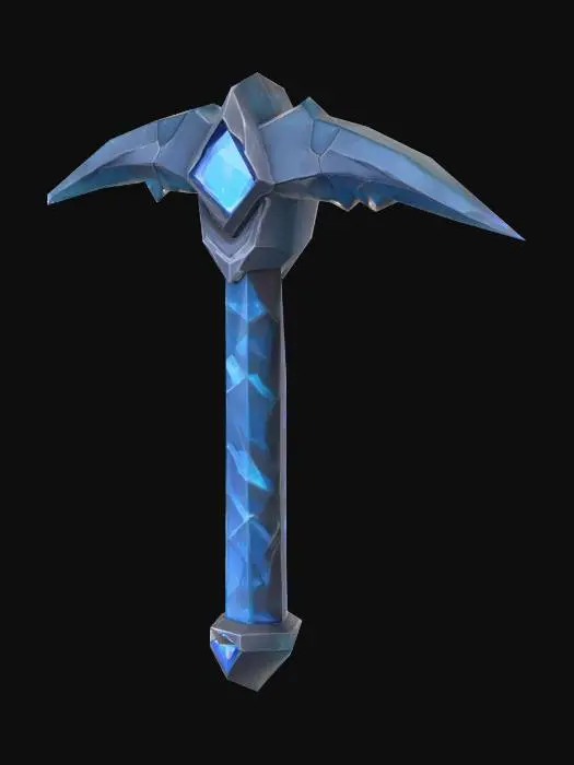 3D model for Frost Crystal Pickaxe