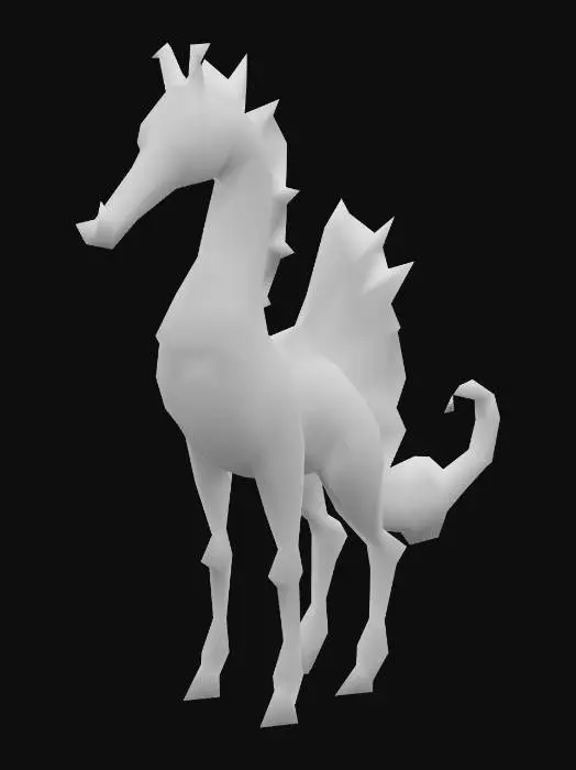 3D model for Giraffe-Seahorse Fusion
