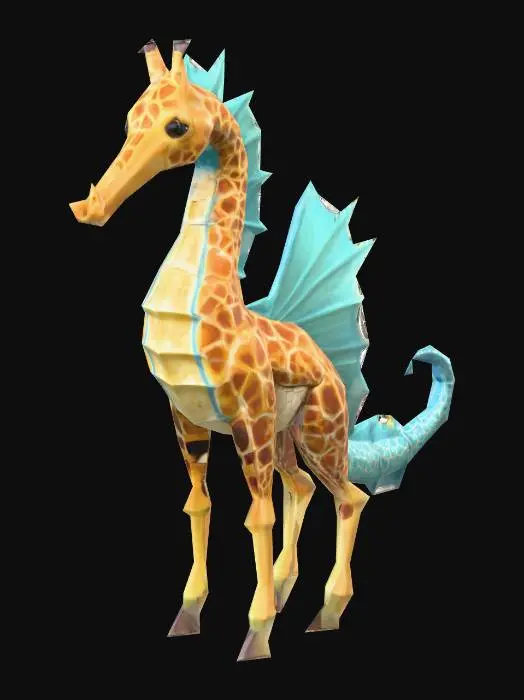 3D model for Giraffe-Seahorse Fusion